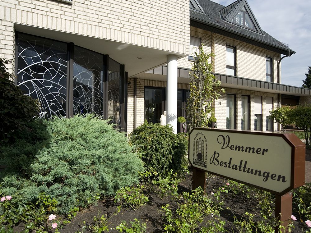 Firmengebäude von Vemmer Bestattungen