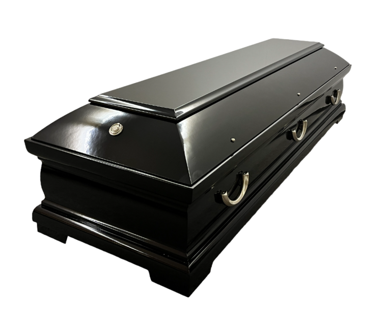 Sarg schwarz hochglanz