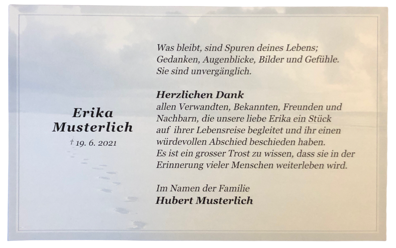 Spuren im Sand